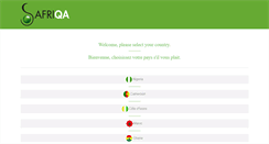 Desktop Screenshot of afriq-a.com